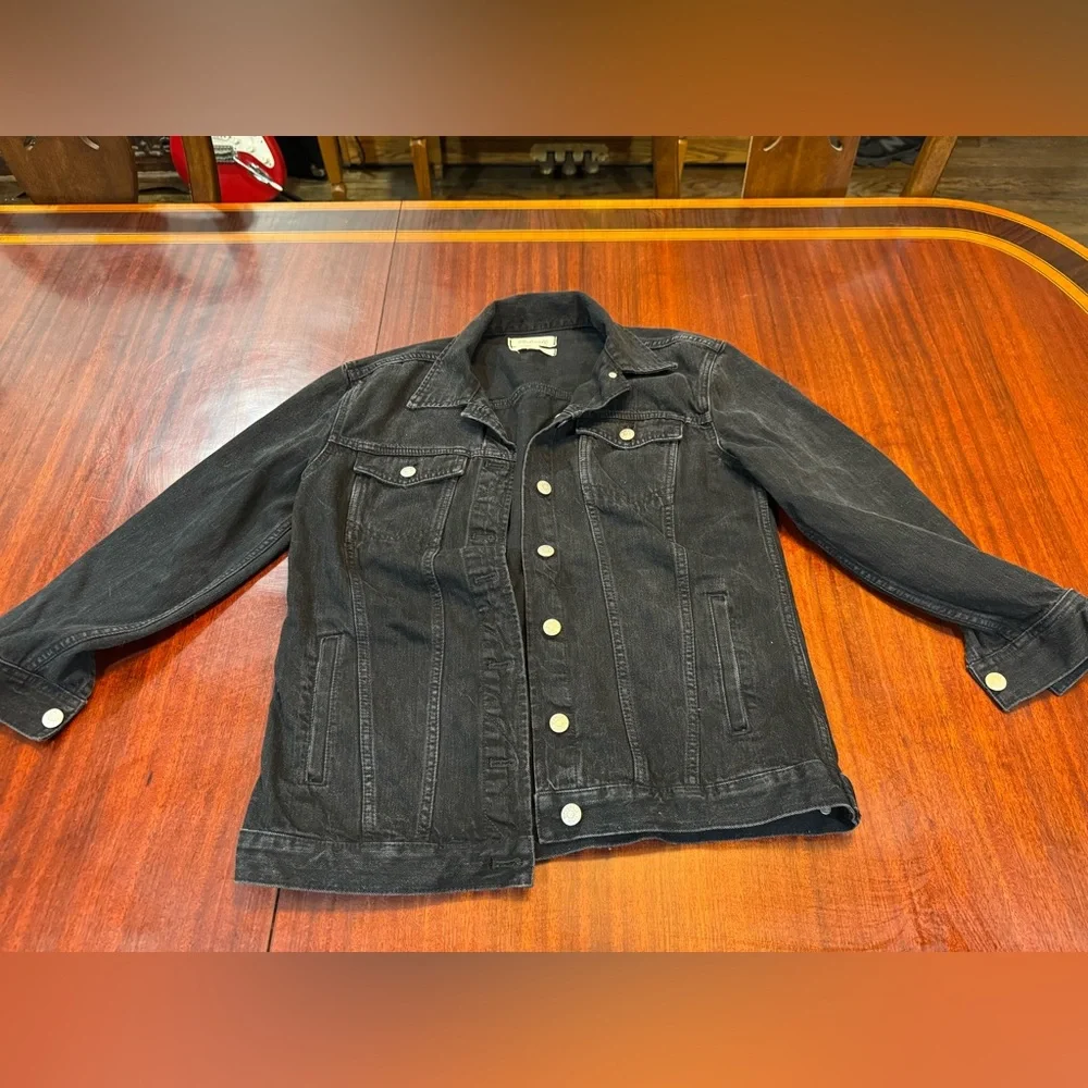 Madewell Oversized Black Jacket - Picture 2 of 4